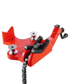 VEVOR Heavy-Duty Pipe Chain Vise, 13–203 mm Capacity, 88 cm Chain, Cast Iron Base, for Plumbing & Metalwork