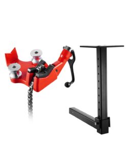 Трубные тиски VEVOR, 3–127 мм, цепь 660 мм, чугунное основание, регулируемое крепление для приемника 50 x 50 мм