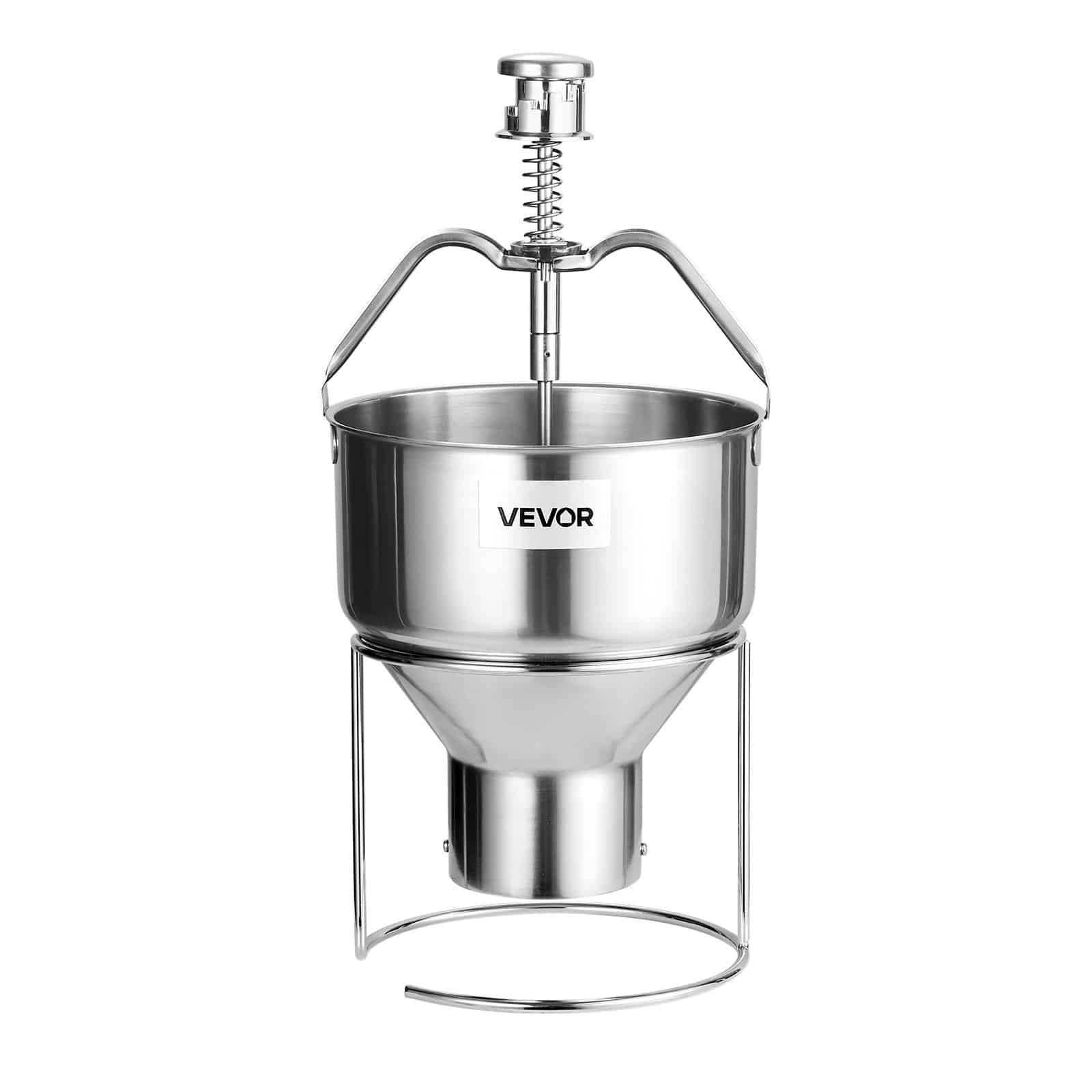 VEVOR 2.4L Manual Donut Depositor with Stand, 304 Stainless Steel, 6 Thickness Settings, for Bakery, Café, Restaurant Use — изображение 11