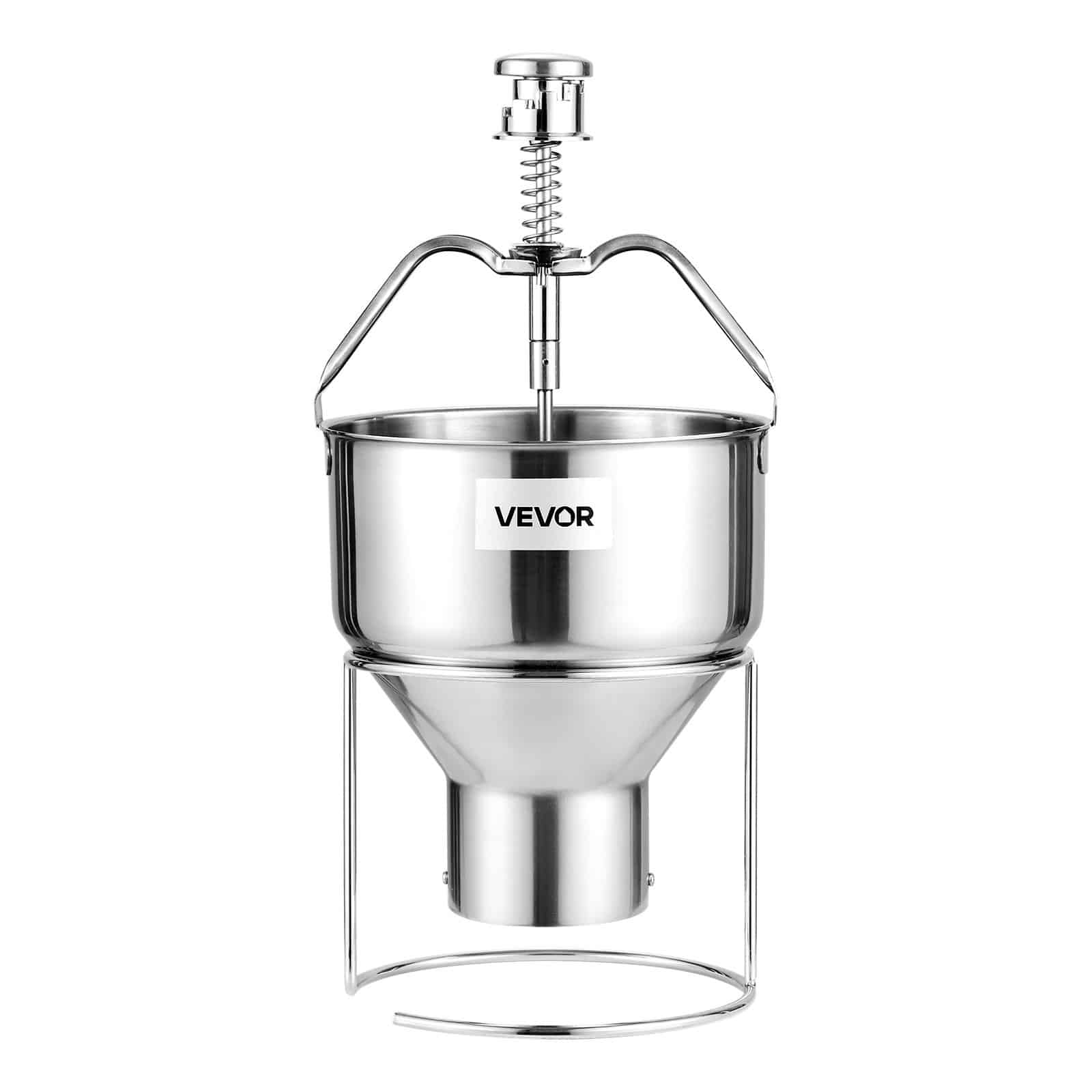 VEVOR 2.4L Manual Donut Depositor with Stand, 304 Stainless Steel, 6 Thickness Settings, for Bakery, Café, Restaurant Use — изображение 12