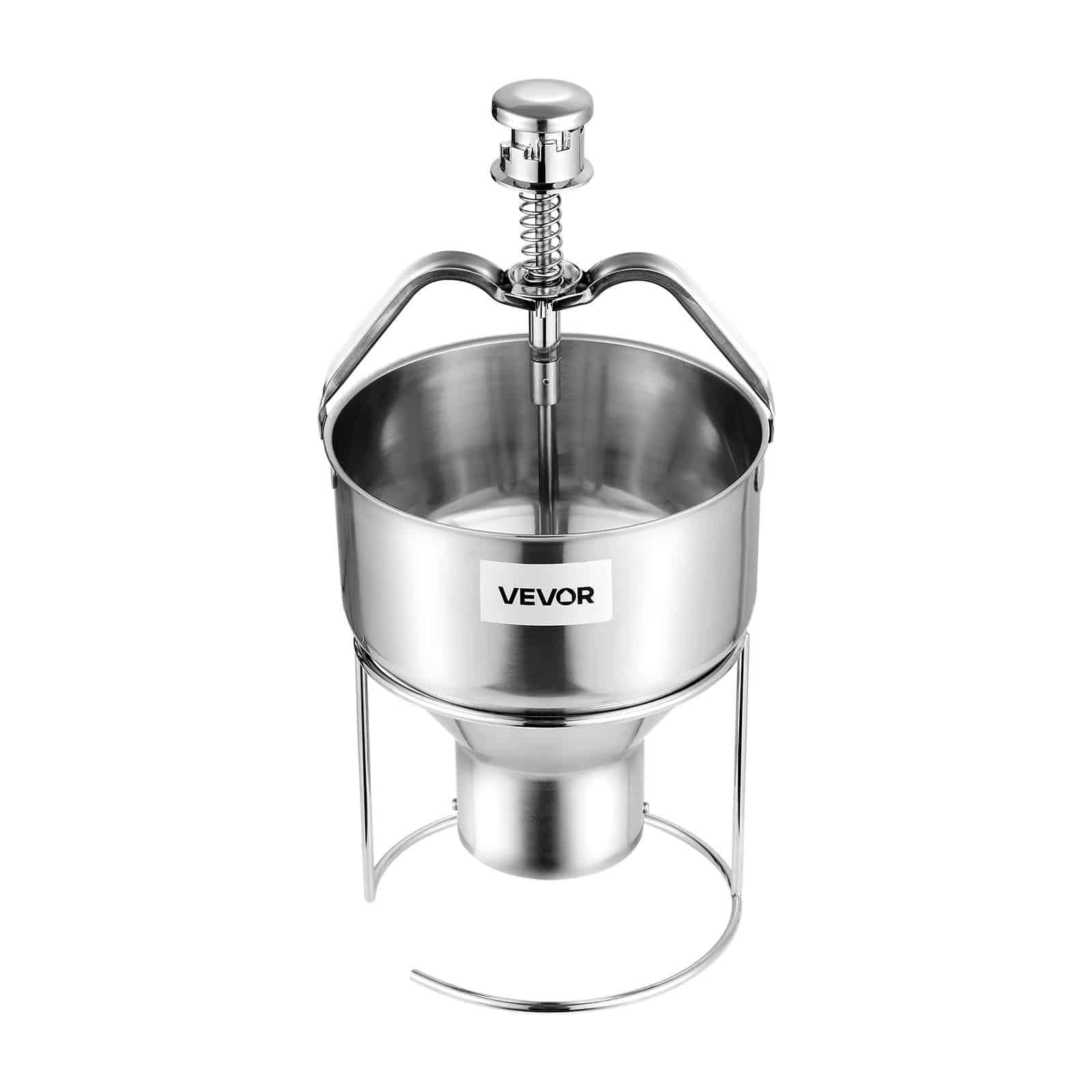 VEVOR 2.4L Manual Donut Depositor with Stand, 304 Stainless Steel, 6 Thickness Settings, for Bakery, Café, Restaurant Use — изображение 9