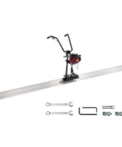 VEVOR виброрейка для бетона с 1,2м алюминиевым лезвием, 6500RPM 4-тактным двигателем, регулируемой ручкой, инструмент для отделки