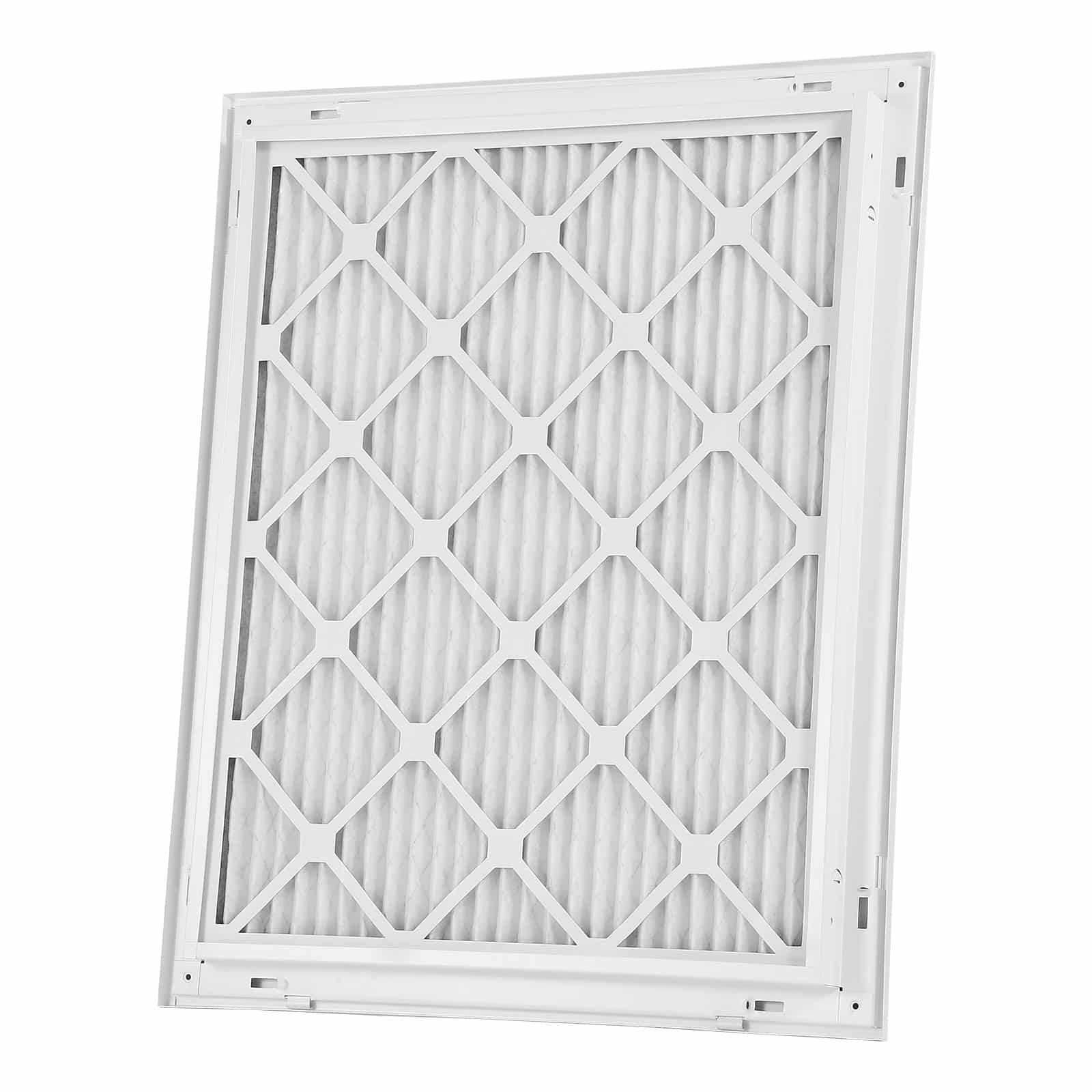 VEVOR Return Air Filter Grille 51x64cm with Filter, Powder-Coated Steel Vent Cover for Wall, Detachable Face for 2.5cm Filters — изображение 10