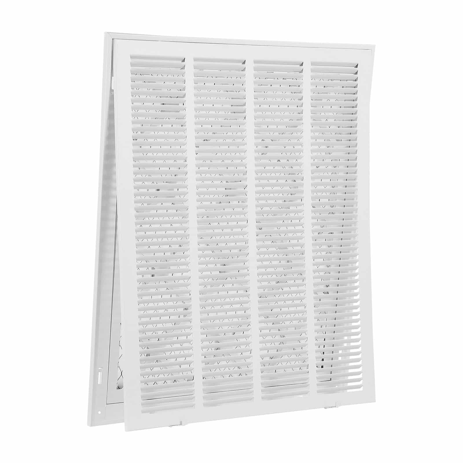 VEVOR Return Air Filter Grille 51x64cm with Filter, Powder-Coated Steel Vent Cover for Wall, Detachable Face for 2.5cm Filters — изображение 11