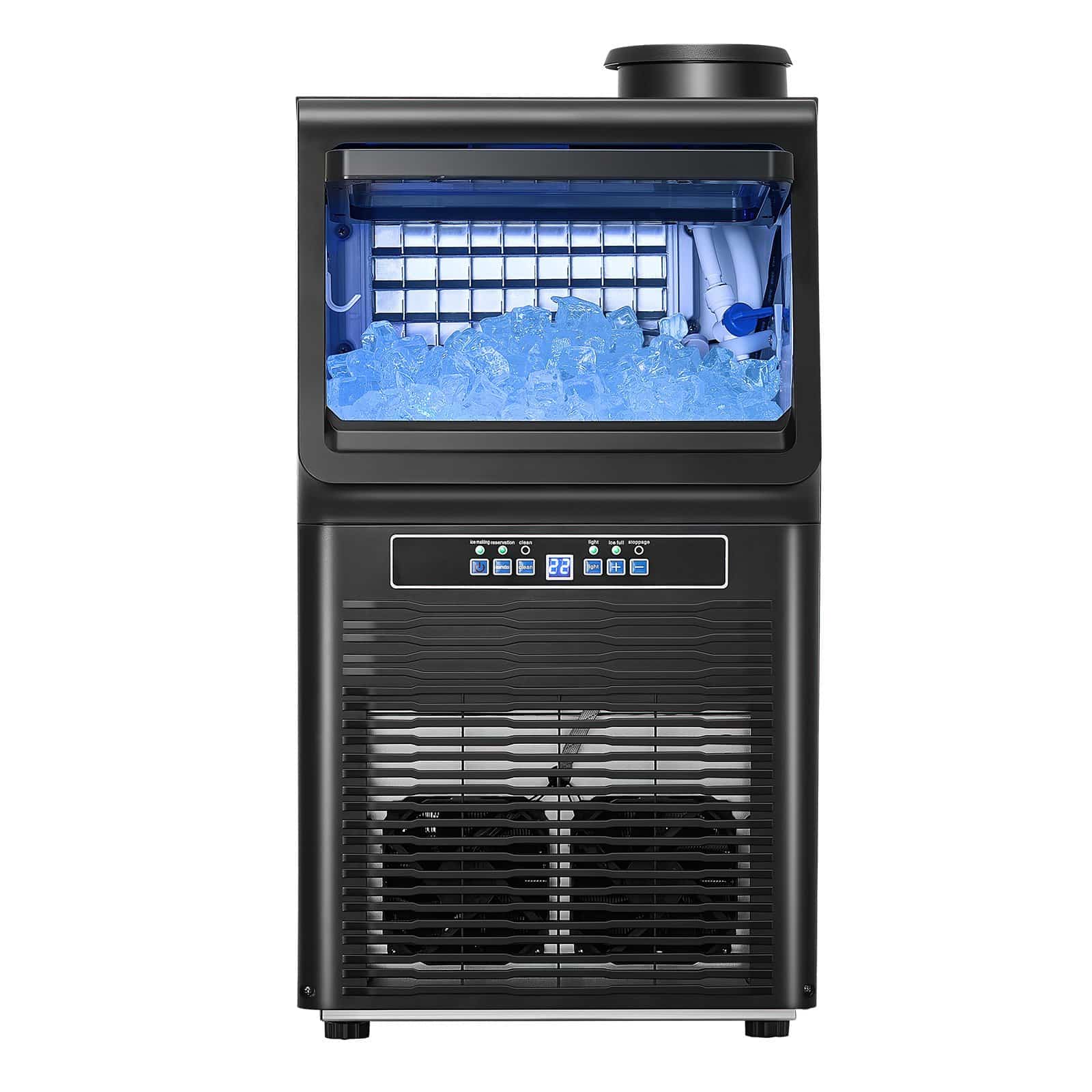 VEVOR Commercial Ice Maker 41kg/24H, 36 Cubes in 15 Min, 5.4kg Storage, Freestanding, LED Display, Self-Cleaning for Bar & Office - Зображення 12