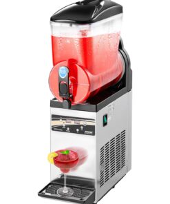 VEVOR 15L Commercial Slushy Machine – Stainless Steel Frozen Drink Maker for Juices, Smoothies, Margaritas & More