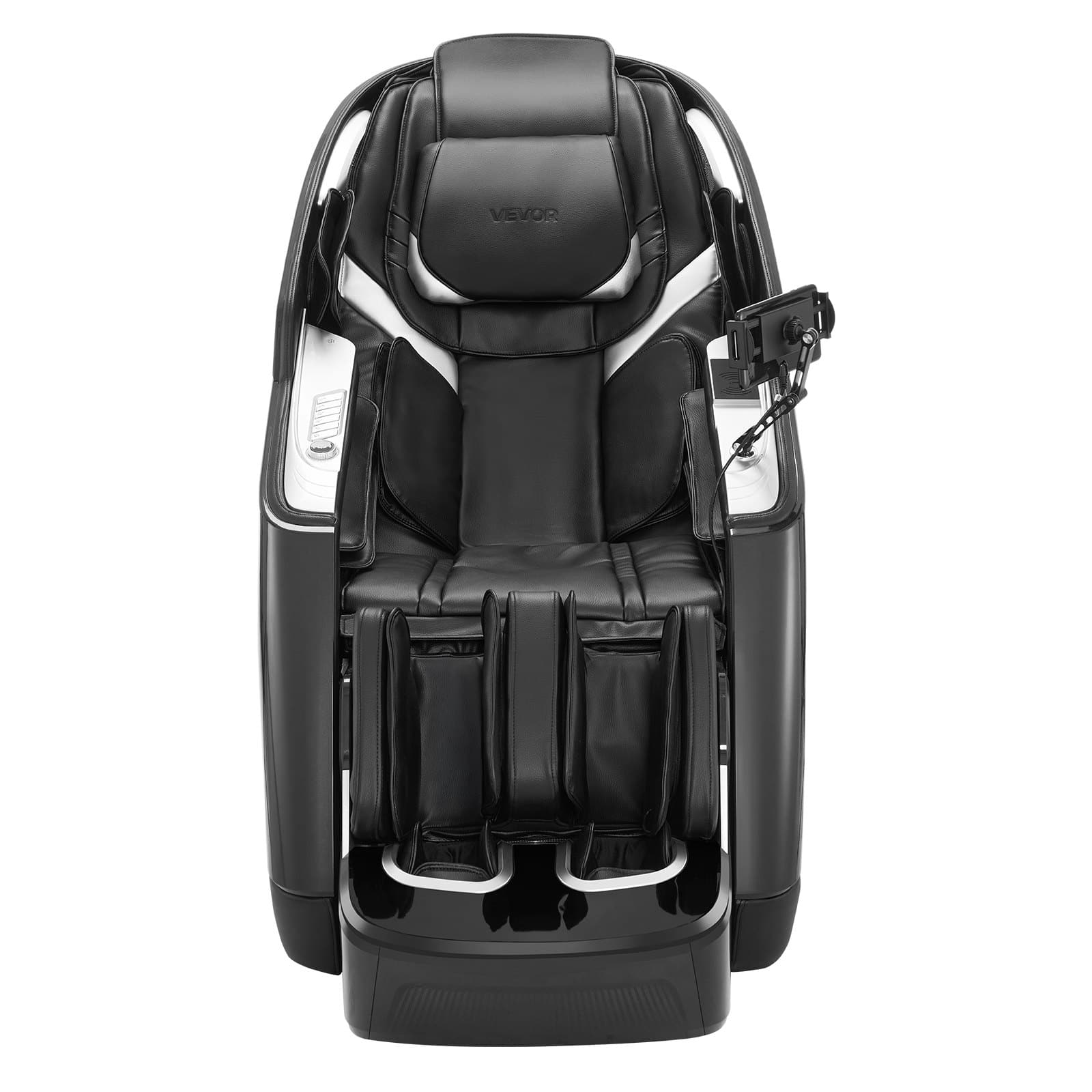VEVOR Dual-Core 4D+3D Full Body Massage Chair with SL Track, Yoga Stretch, Heat, AI Voice, TFT, Airbags, Footrest — attēls 9
