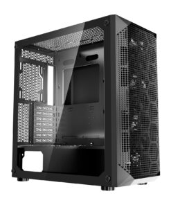 VEVOR Full-Tower PC Gaming Case with 3x140mm PWM Fans, Magnetic Dust Filters, Supports GPUs up to 410mm, E-ATX Compatible