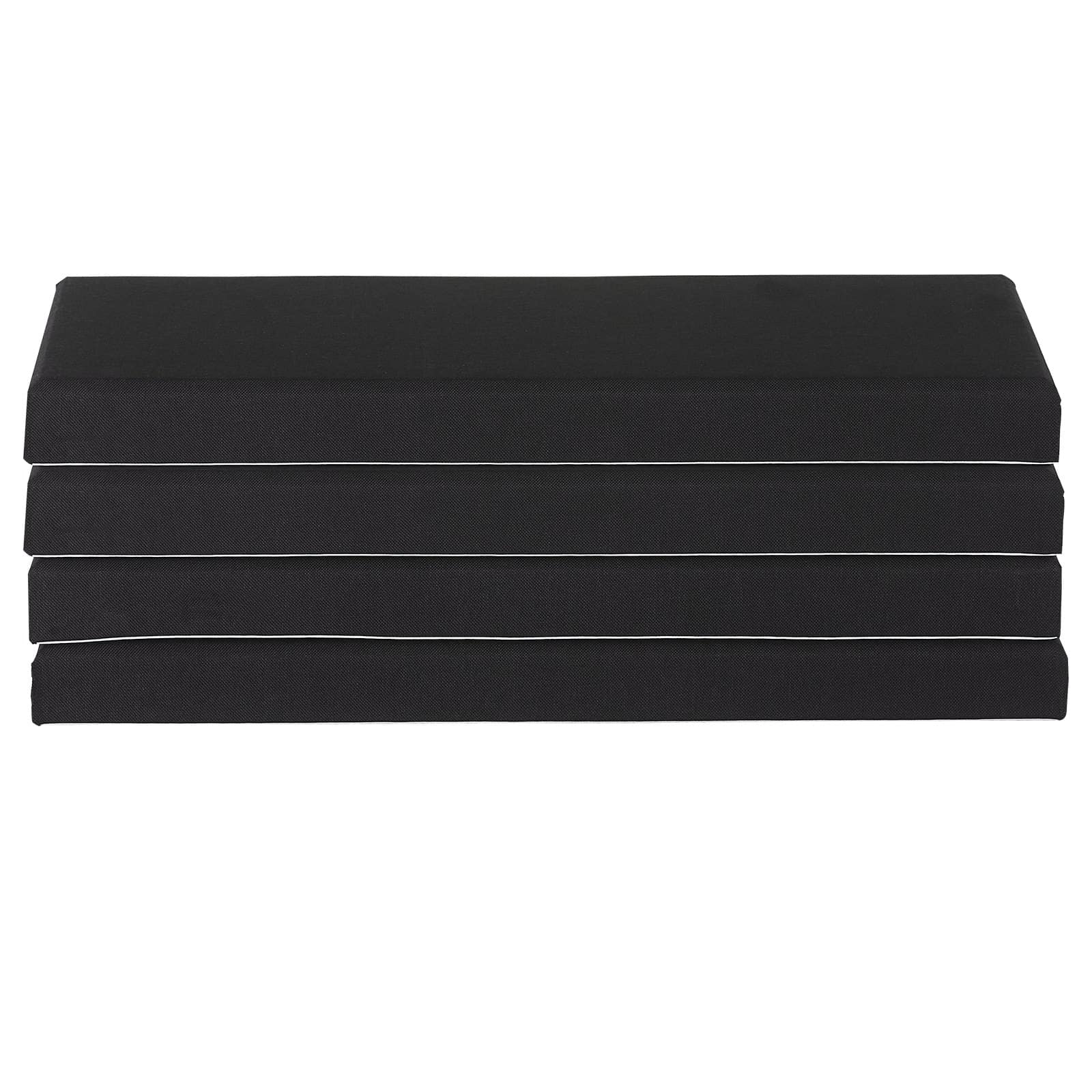 VEVOR 4 PCS 60x30x5 cm Self-Adhesive Fiberglass Acoustic Panels, High NRC Soundproofing for Studio, Office, Home, Black - Pilt 12