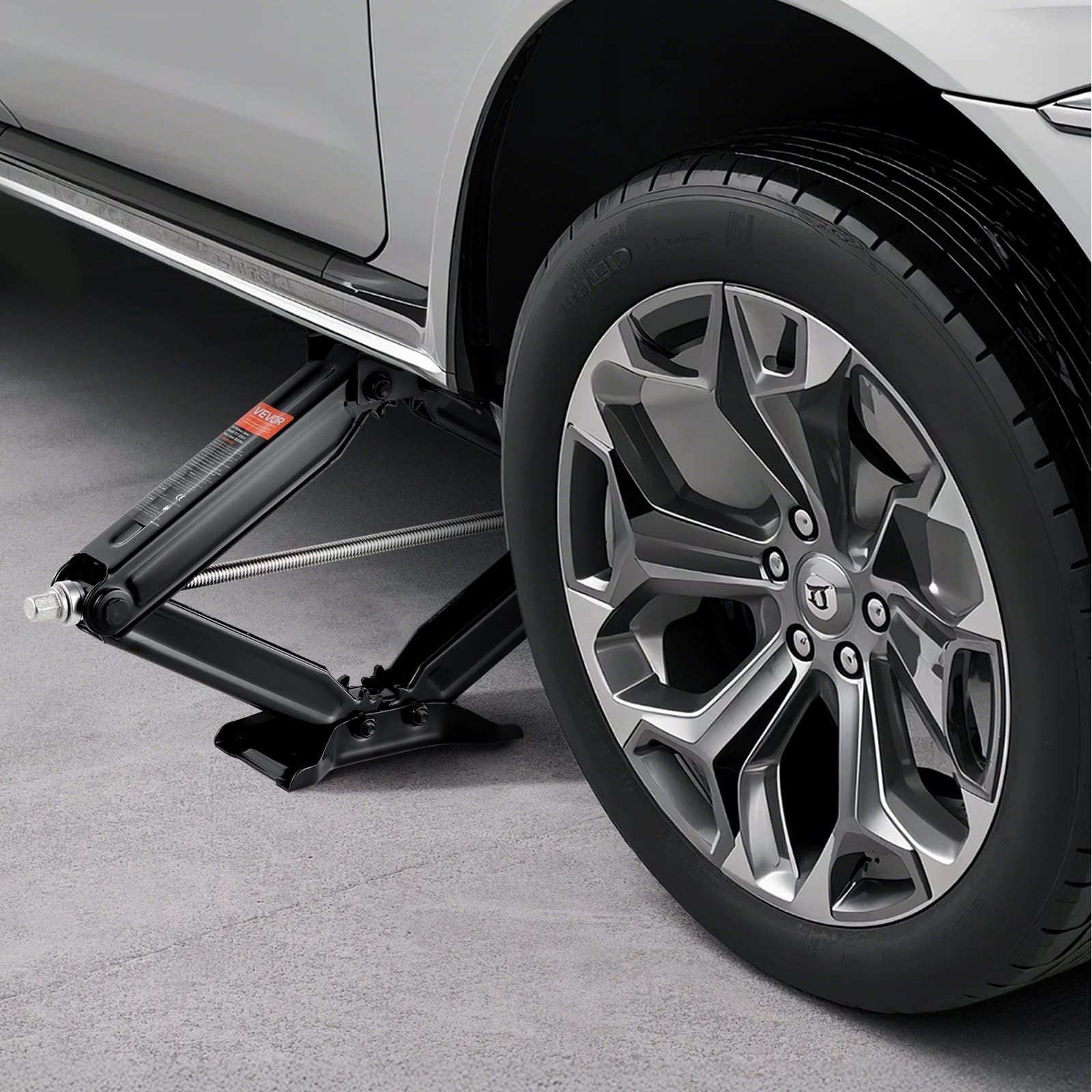 VEVOR RV Scissor Jacks Set of 2, 2268 kg Load, 10.2–59.4 cm Height, Heavy Duty Stabilizers with Crank, Socket, Bubble Levels - Зображення 8