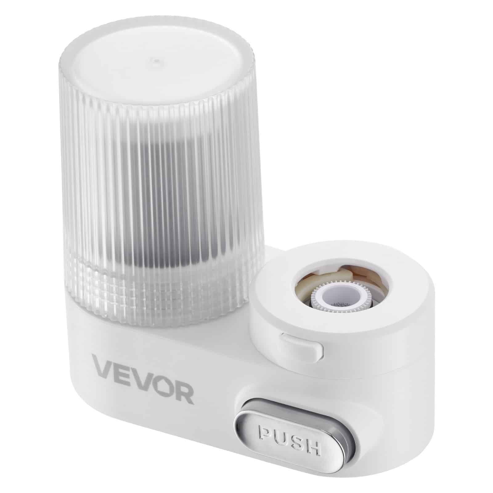 VEVOR Faucet Water Filter with Carbon Fiber, 3 Filters, Removes Chlorine & Lead, Fits Most Taps, White - Зображення 11
