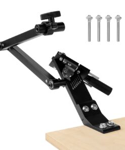 VEVOR регульований точильник лез для газонокосарки 15°–45°, з 4 адаптерами, підшипниками, ручкою 25 мм, сумісний з більшістю шліфмашин