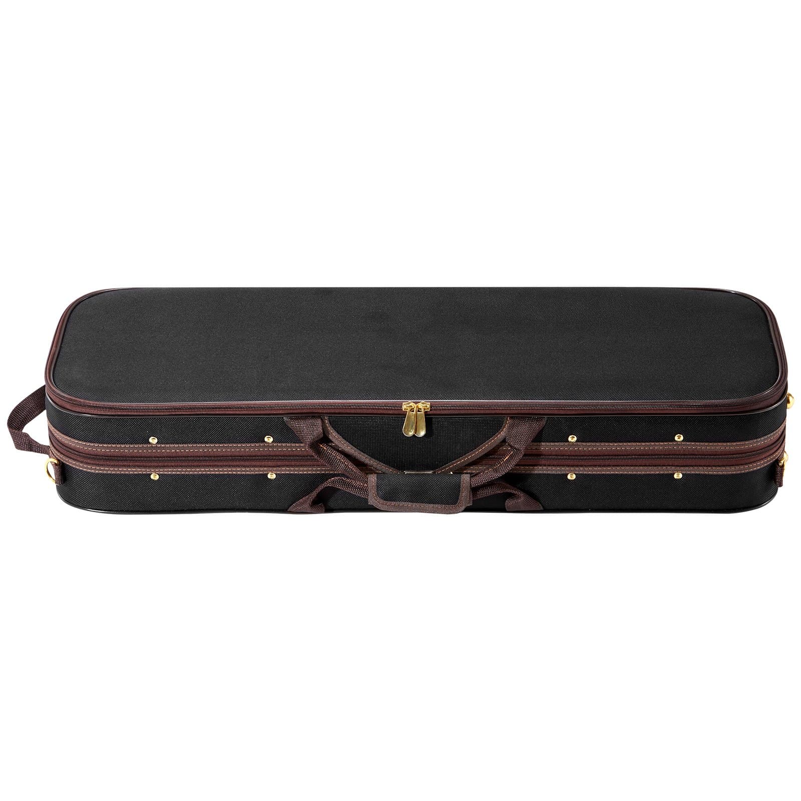 VEVOR 4/4 Full Size Violin Case with Hygrometer, Lightweight Oblong Travel Bag with Shoulder Straps, Black - Image 9