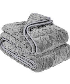 VEVOR 9kg Weighted Blanket, 152x203cm Queen Size, Sherpa Fleece, Glass Beads, for 90–113kg Adults, Grey, Sleep & Anxiety Relief