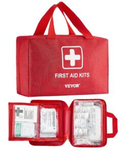 VEVOR аптечка первой помощи на 500 предметов с сумкой из нейлона 600D, медицинские принадлежности для дома, авто и путешествий