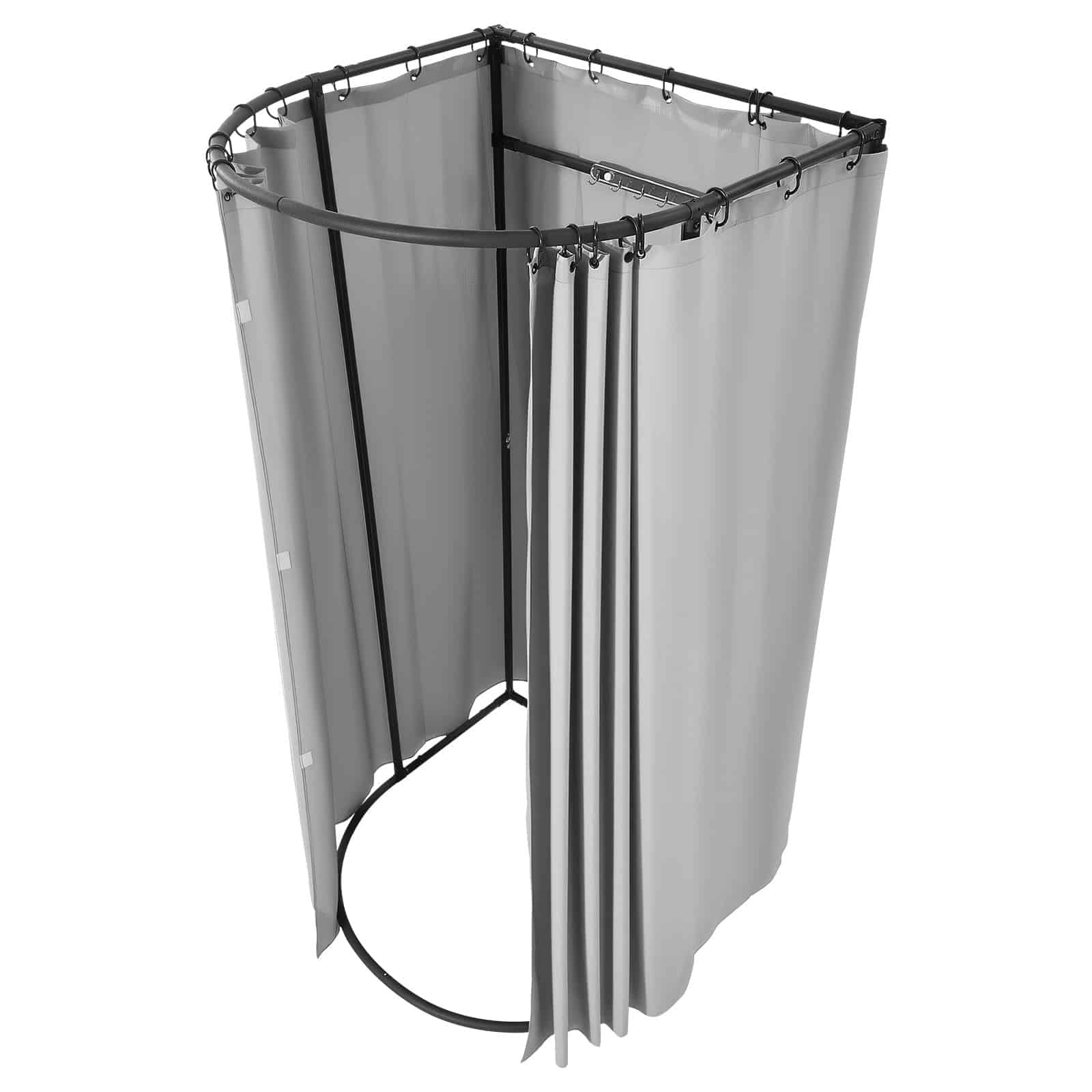VEVOR Portable Fitting Room 100x95x200 cm with Thick Polyester Shading Curtain & Hook – Privacy Dressing Room for Shops & Events - Image 9