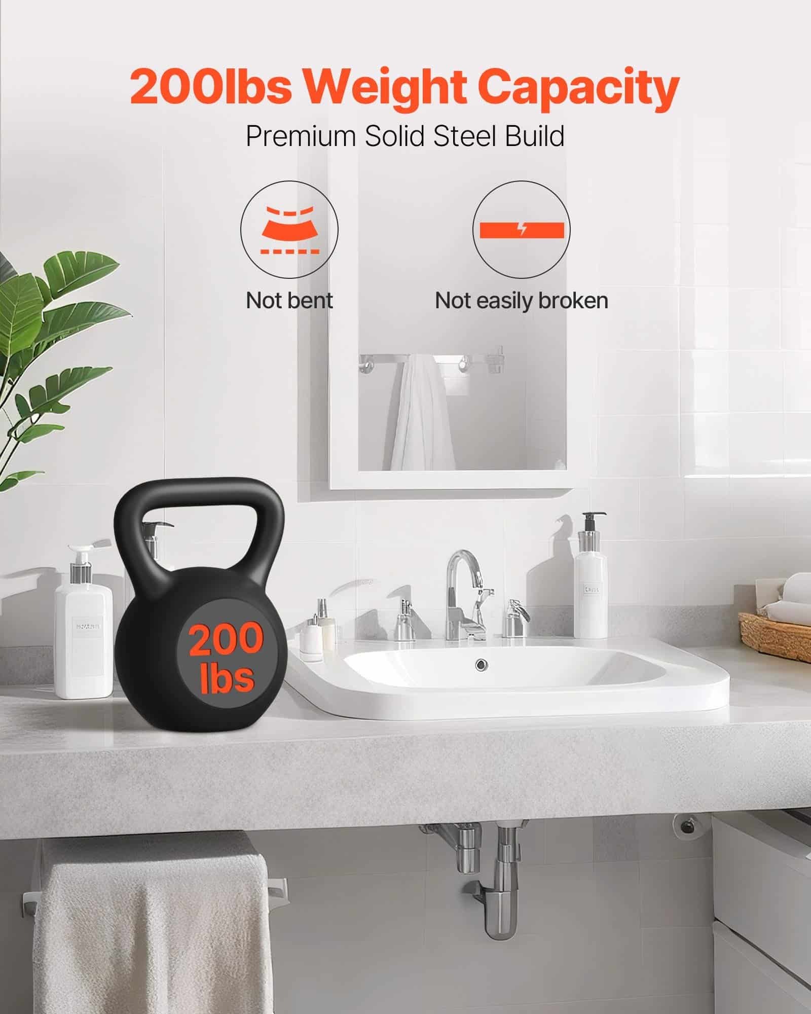 VEVOR 2 T-Shaped Floating Shelf Brackets, 90 kg Load, 304.8x73.5x304.8 mm, Heavy-Duty Steel, Hidden Mount with Screws — изображение 3