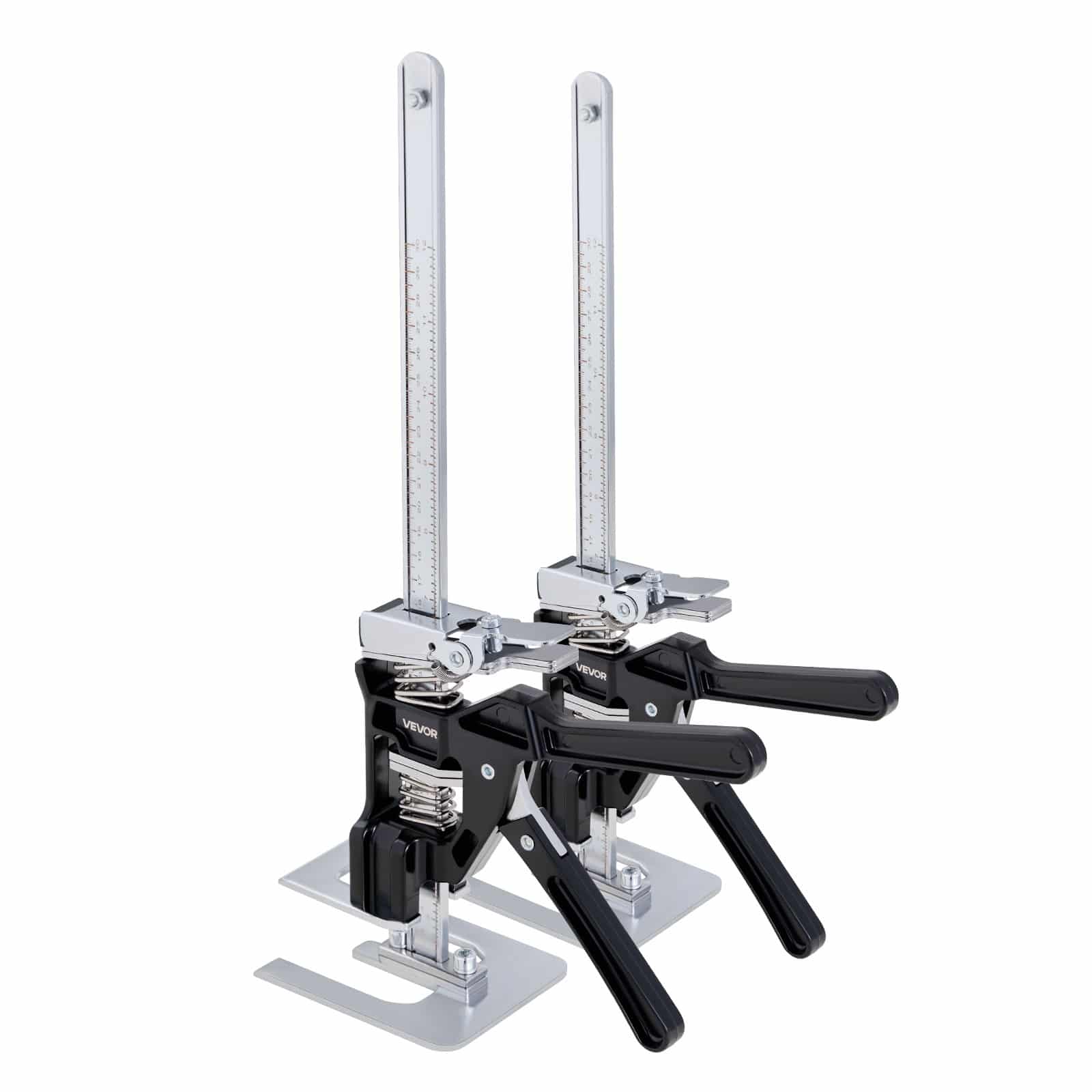 VEVOR 2 PCS Labor Saving Arm Jack, 200 kg Load, 235 mm Lift, Metal Hand Tool with Magnetic Level, for Doors, Furniture, Woodwork - Pilt 12