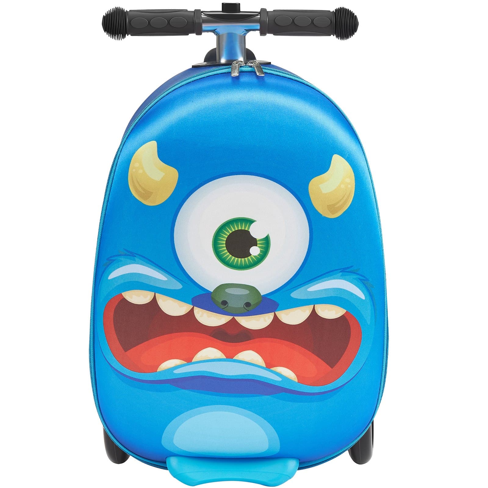 KIDDIETOTES 3-D Hardshell Ride On Koffer Scooter voor Kinderen - Leuke Lichtgewicht Kinderhandbagage Met LED Verlichte Wielen - Bijgewerkt Wielontwerp 2022, Paars, 13.5 Inch x 9 Inch x 20 Inch KIDDIETOTES 3-D Hardshell Ride On Koffer Scooter voor Kinderen - Leuke Lichtgewicht Kinderhandbagage Met LED Verlichte Wielen - Bijgewerkt Wielontwerp 2022, Paars, 13.5 Inch x 9 Inch x 20 Inch