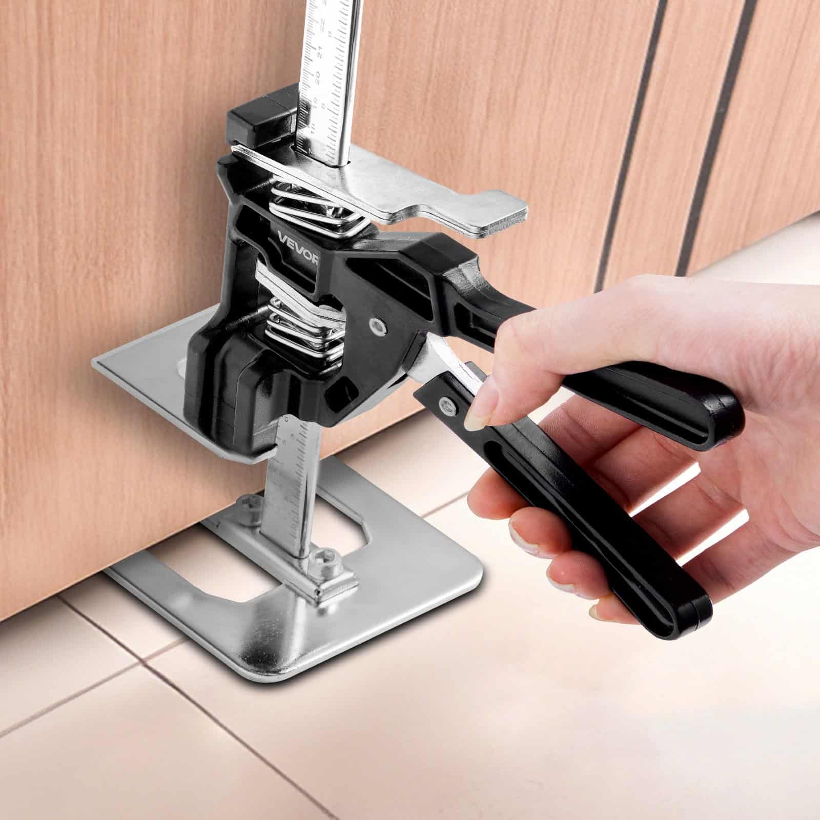 VEVOR Arm Jack 2 PCS, 150 kg Capacity, 250 mm Lift, Metal Hand Lifter with Magnetic Level for Doors, Windows, Furniture — изображение 8