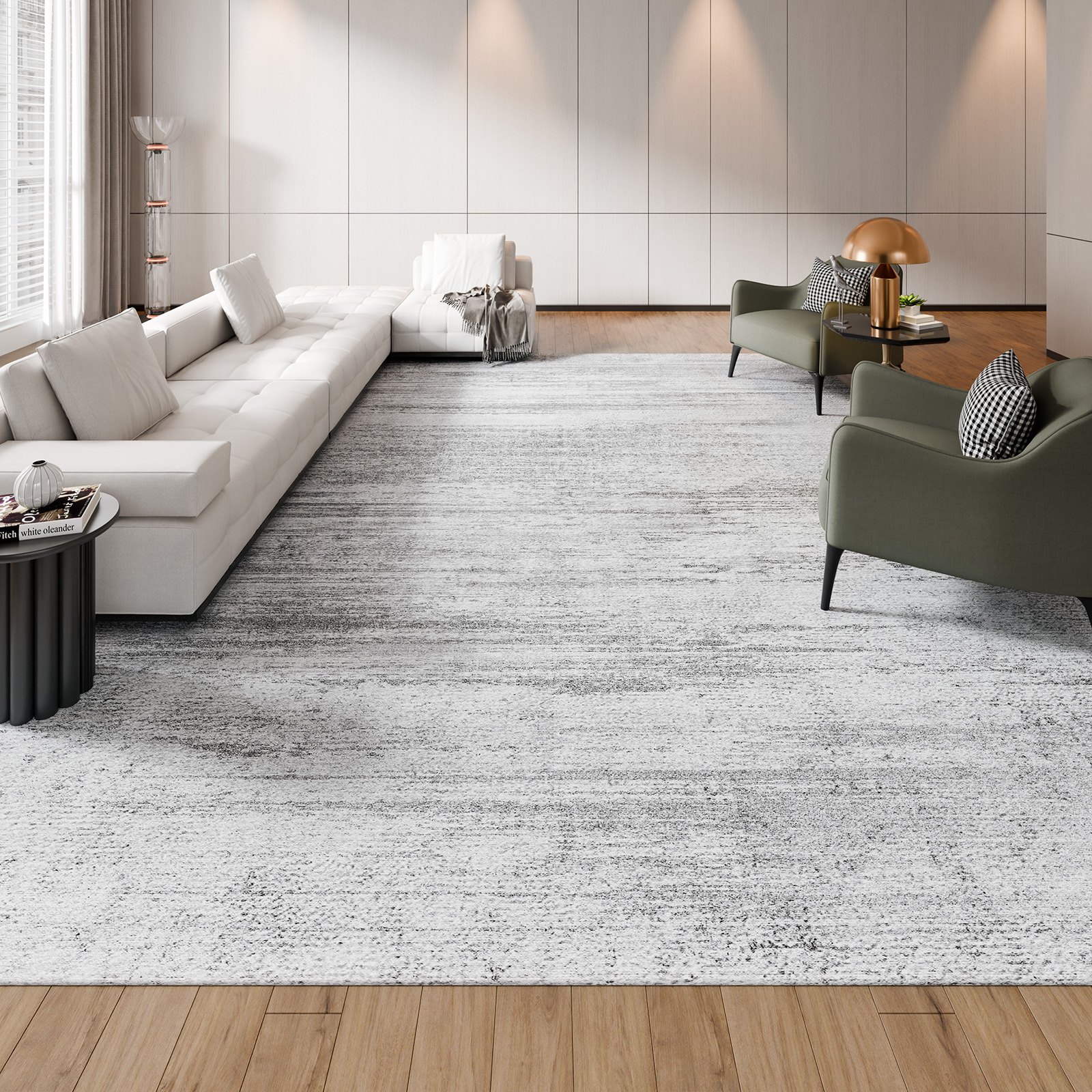 VEVOR 305x427 cm suur pestav vaip – libisemiskindel, rebenemiskindel vaip elutuppa, magamistuppa, kontorisse – Hall