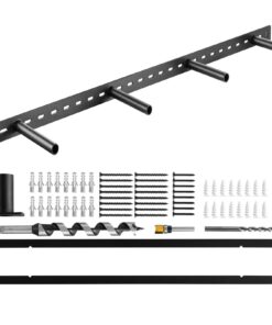VEVOR кронштейн для плавающей полки, настенный, скрытый стальной держатель, 104 кг, 1092x157x38 мм, 1 шт.