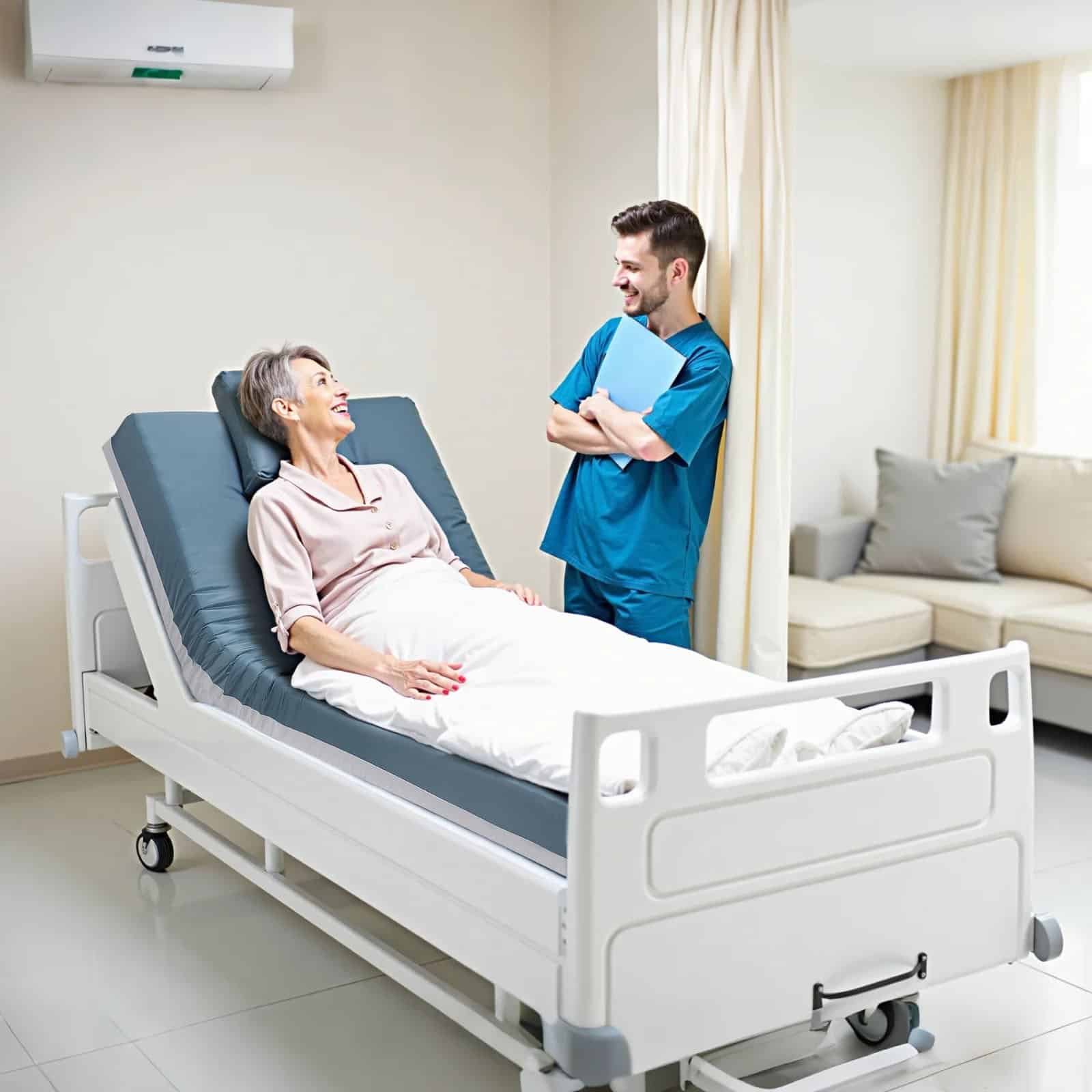VEVOR Medical Foam Mattress 204kg Load, Waterproof Pressure Relief Hospital Bed Mattress 914x2030x153mm for Home & Nursing Care - Pilt 8
