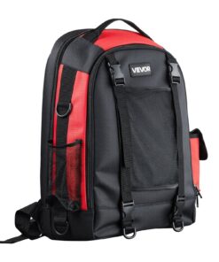 VEVOR 25.2L Welding Backpack with Helmet Holder, 1680D Polyester Tool Bag for Welders, Camping, Hiking & Outdoor Use