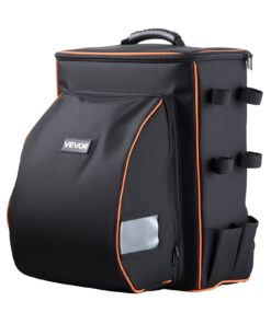 VEVOR 35.6L Welding Backpack with Helmet Holder, 600D Polyester Tool Gear Bag for Welders, Camping & Outdoor Use