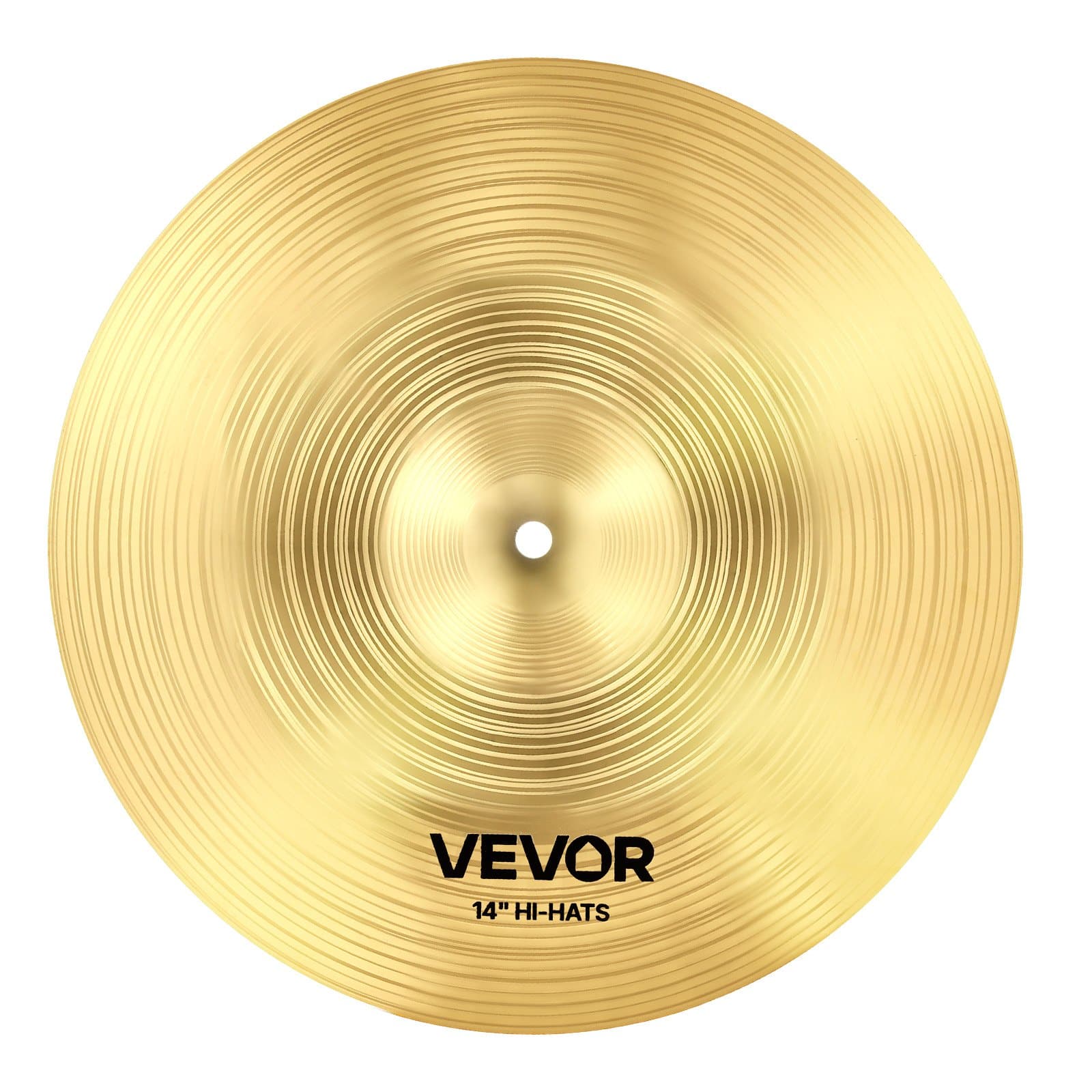 VEVOR 3-Piece Cymbal Set with 355/406/508 mm Hi-Hat, Crash & Ride – Low Noise, Durable Alloy for Jazz, Rock, Pop + Bag - Зображення 10