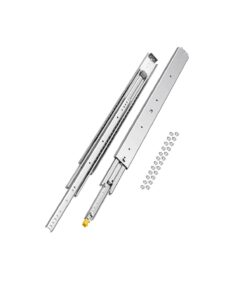 VEVOR направляющие для ящиков с замком, полное выдвижение, нагрузка 500 фунтов, стальные шариковые направляющие, 495–1524 мм