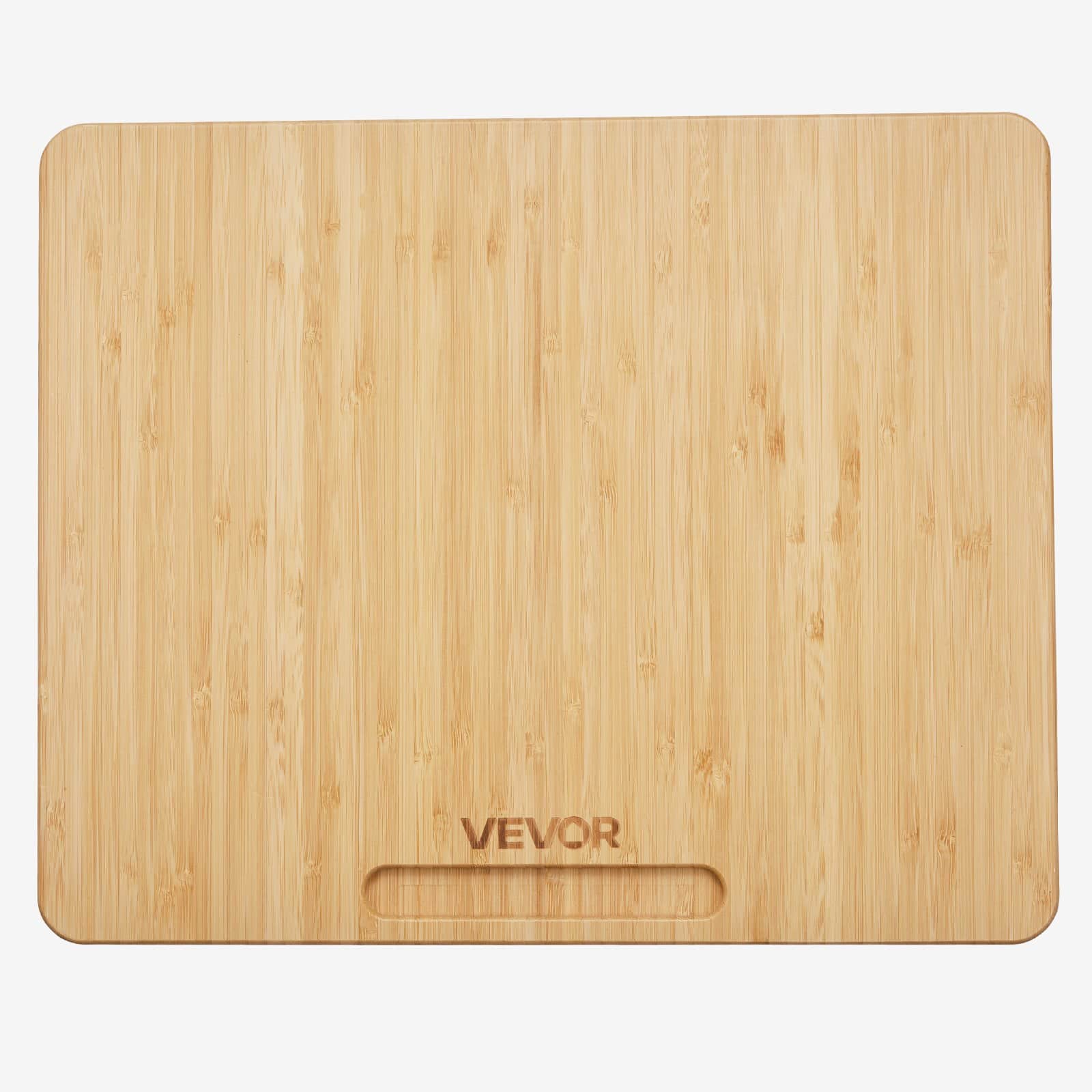 VEVOR 33x41cm Appliance Slider Tray with Rubber Wheels & Handle, Natural Wood, for Coffee Maker & Kitchen Appliances - Pilt 9