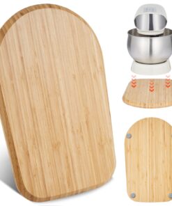 Слайдер из натурального дерева 36,8x23,9 см для миксеров 4,5–5 Qt, нагрузка 18 кг, ножки PTFE, защита столешницы