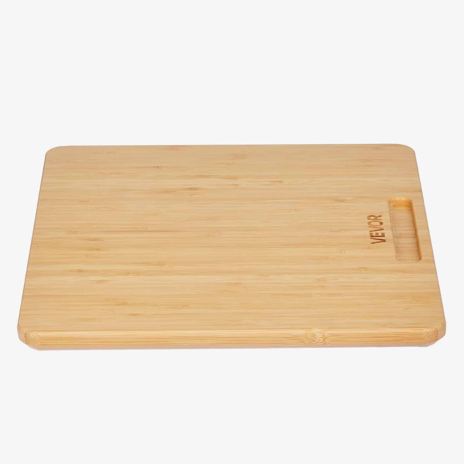 VEVOR Natural Wood Appliance Slider Tray 26.7x33cm, Rolling Tray with Rubber Wheels & Handle for Coffee Maker, Kitchen — attēls 11
