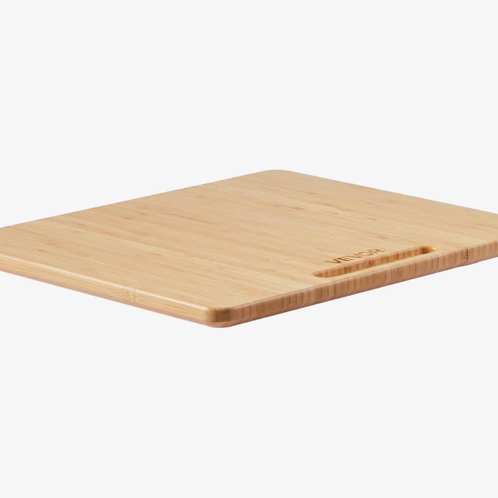 VEVOR Natural Wood Appliance Slider Tray 26.7x33cm, Rolling Tray with Rubber Wheels & Handle for Coffee Maker, Kitchen — attēls 12