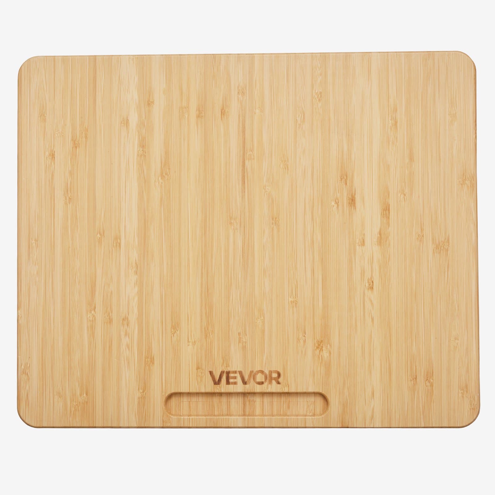 VEVOR Natural Wood Appliance Slider Tray 26.7x33cm, Rolling Tray with Rubber Wheels & Handle for Coffee Maker, Kitchen — attēls 9