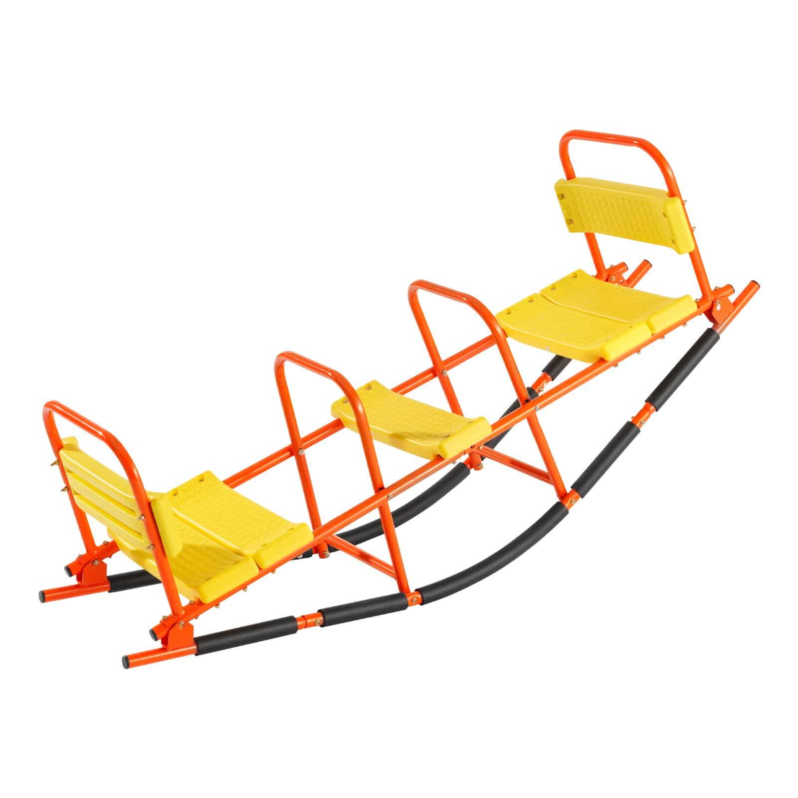 VEVOR 3-Seater Kids Seesaw with Rocking Mode, 90 kg Load/Seat, Steel Frame, for Ages 3+, Outdoor Playground Equipment — изображение 12