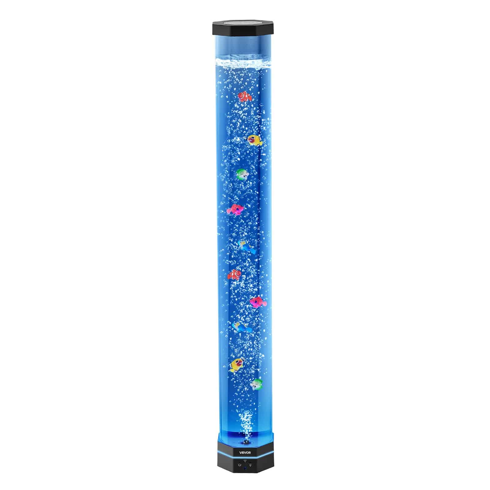 VEVOR 1m Sensory Bubble Tube Lamp with 16 Colors, Calming Aquarium Light for Relaxation, Autism, ADHD, Anxiety Relief — Attēls 11