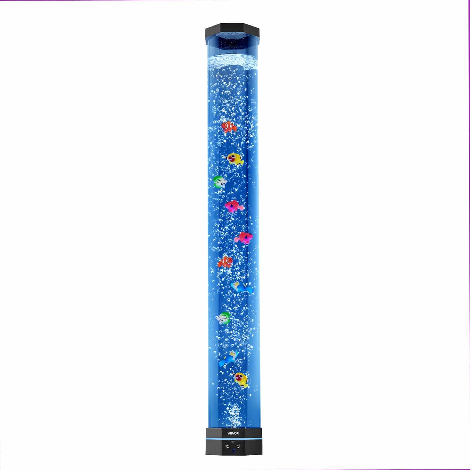 VEVOR 1m Sensory Bubble Tube Lamp with 16 Colors, Calming Aquarium Light for Relaxation, Autism, ADHD, Anxiety Relief — Attēls 12