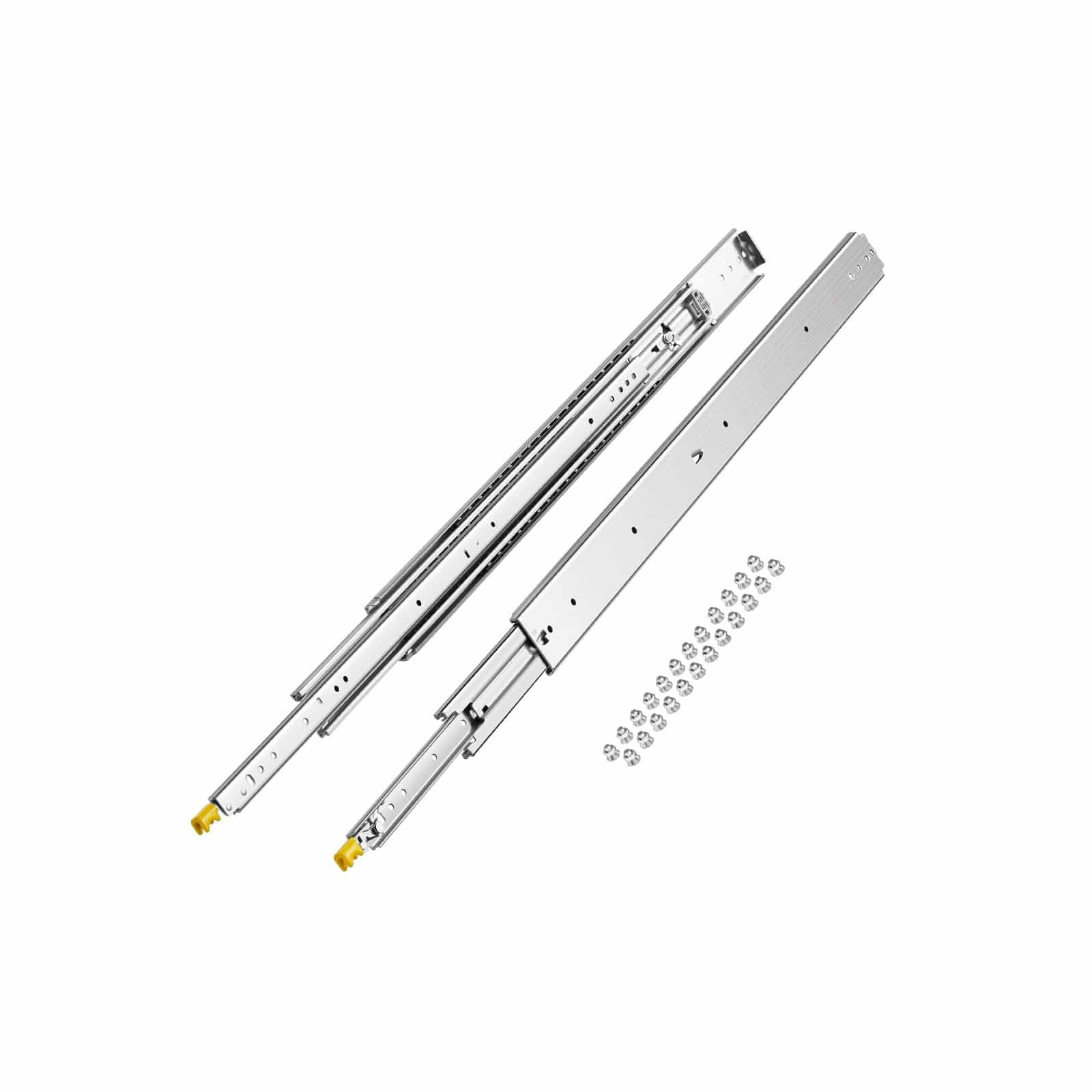 VEVOR Heavy Duty Drawer Slides 1 Pair, 46–152 cm, 227 kg Load, Locking Ball Bearing Side Mount, Full Extension Steel Rails — изображение 9