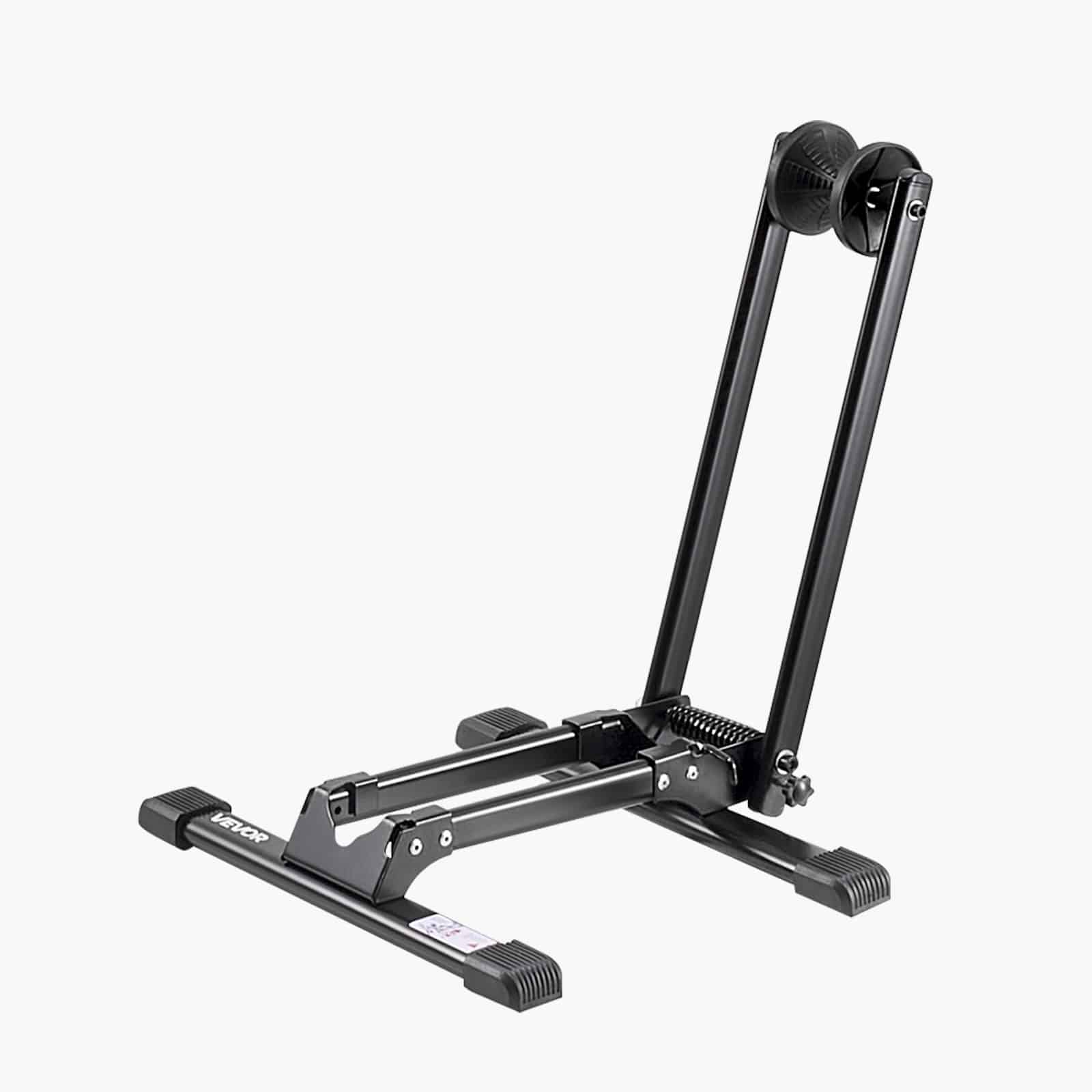 VEVOR Foldable Bike Floor Stand, Fits 508–736.6 mm Road & Mountain Bikes, Rust-Resistant Alloy Steel Rack, Max 50 mm Tire, Black — изображение 10
