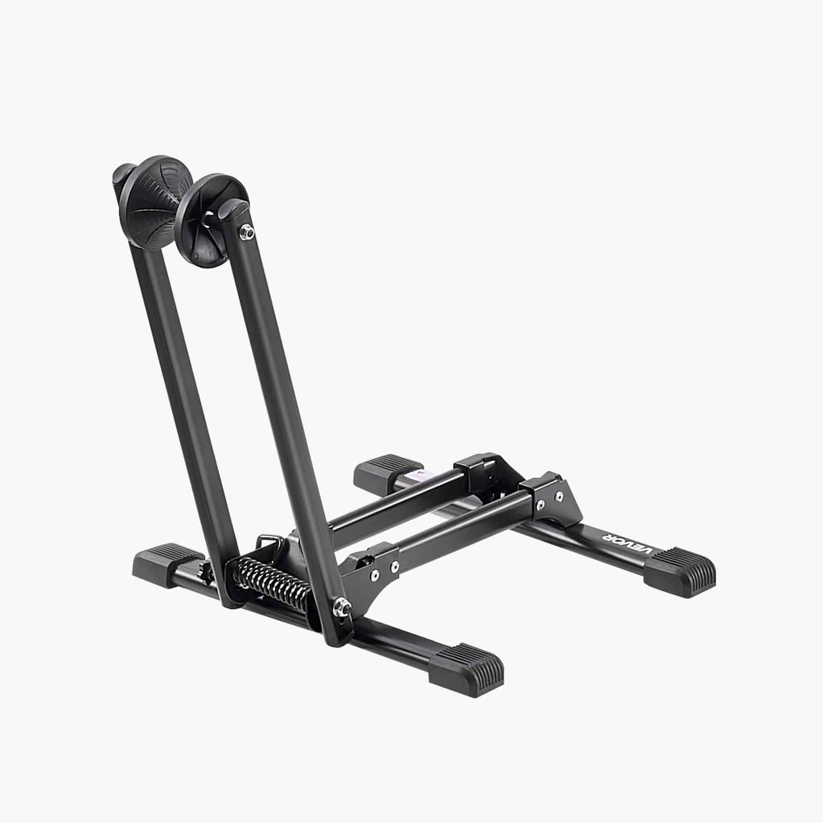 VEVOR Foldable Bike Floor Stand, Fits 508–736.6 mm Road & Mountain Bikes, Rust-Resistant Alloy Steel Rack, Max 50 mm Tire, Black — изображение 12