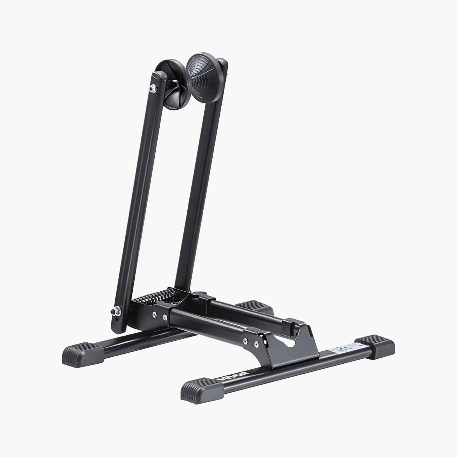 VEVOR Foldable Bike Floor Stand, Fits 508–736.6 mm Road & Mountain Bikes, Rust-Resistant Alloy Steel Rack, Max 50 mm Tire, Black — изображение 9