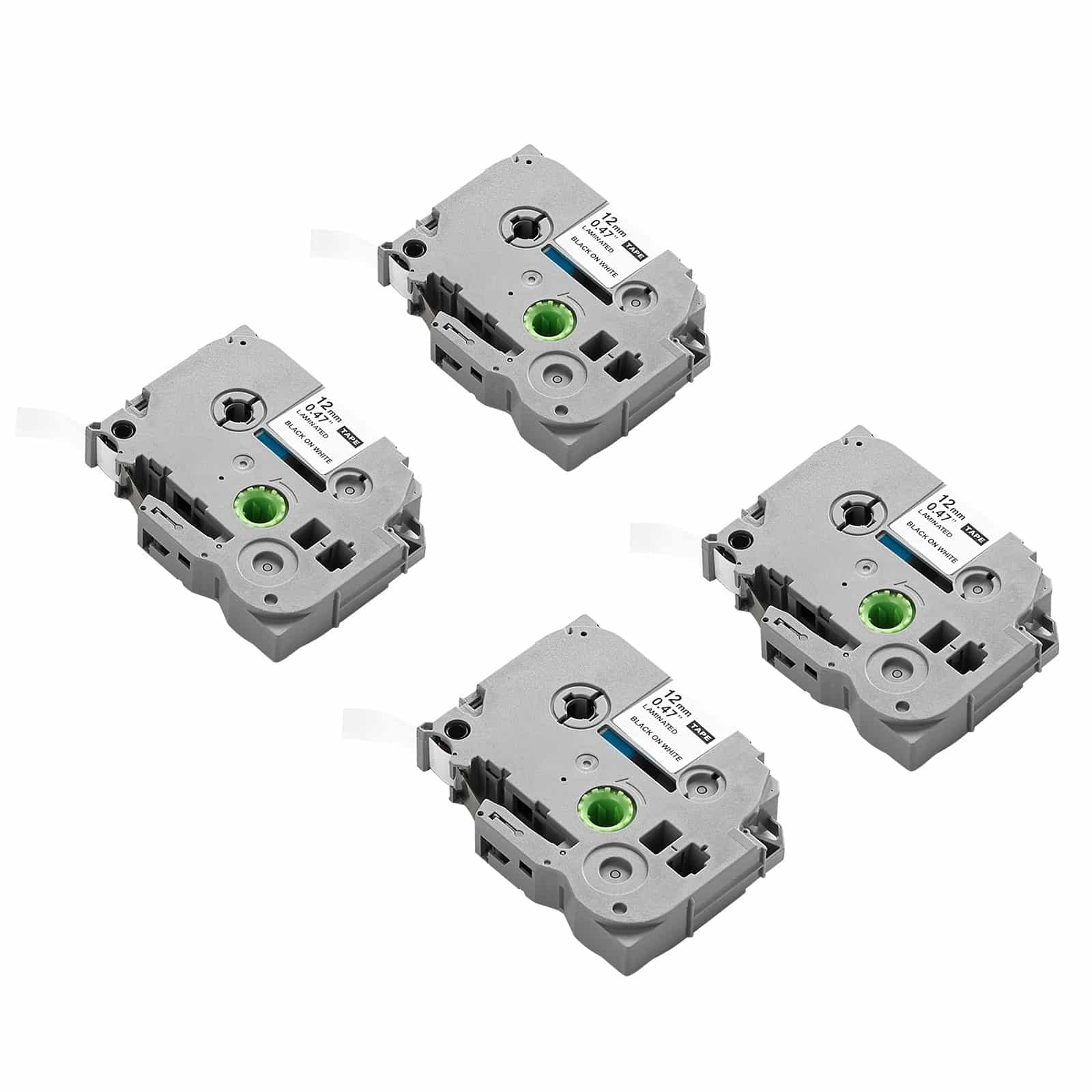 VEVOR Label Maker Tape 4-Pack, 12mm Black on White, TZe-231 Compatible for Brother P-Touch, Waterproof & Durable 8m Rolls — изображение 11
