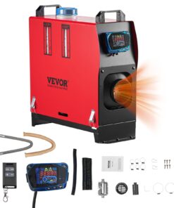 VEVOR 8kW Diesel Air Heater 12-24V with Remote, LCD, Low Noise, Fast Heating for RV, Truck, Boat, Camper, Trailer