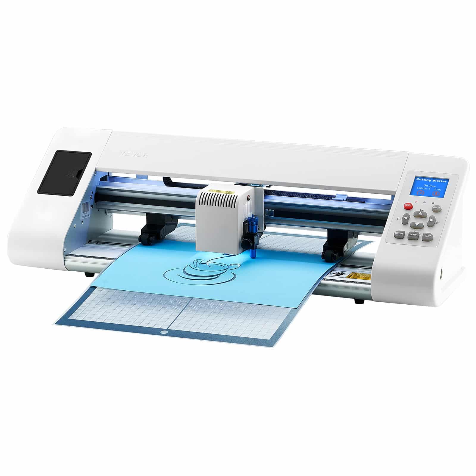 VEVOR Precision Vinyl Cutter with Auto Edge Detection, 330mm Cut Width, Design Software, for DIY Crafts & Stickers — изображение 9