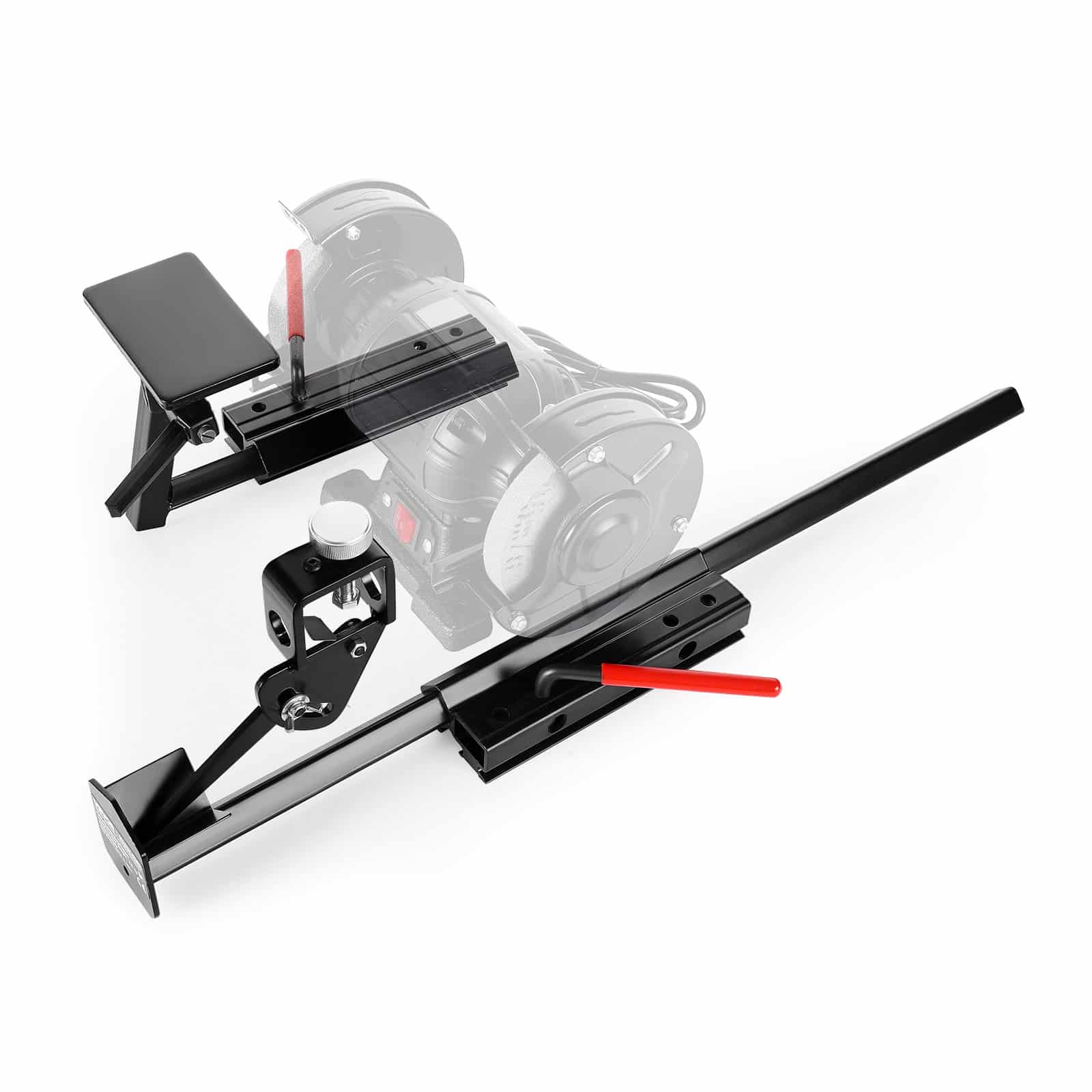 VEVOR Multi-Grind Sharpening Jig Kit for 150 & 200 mm Bench Grinders – Platform, Support Arm & Gouge Jig for Chisels & Tools