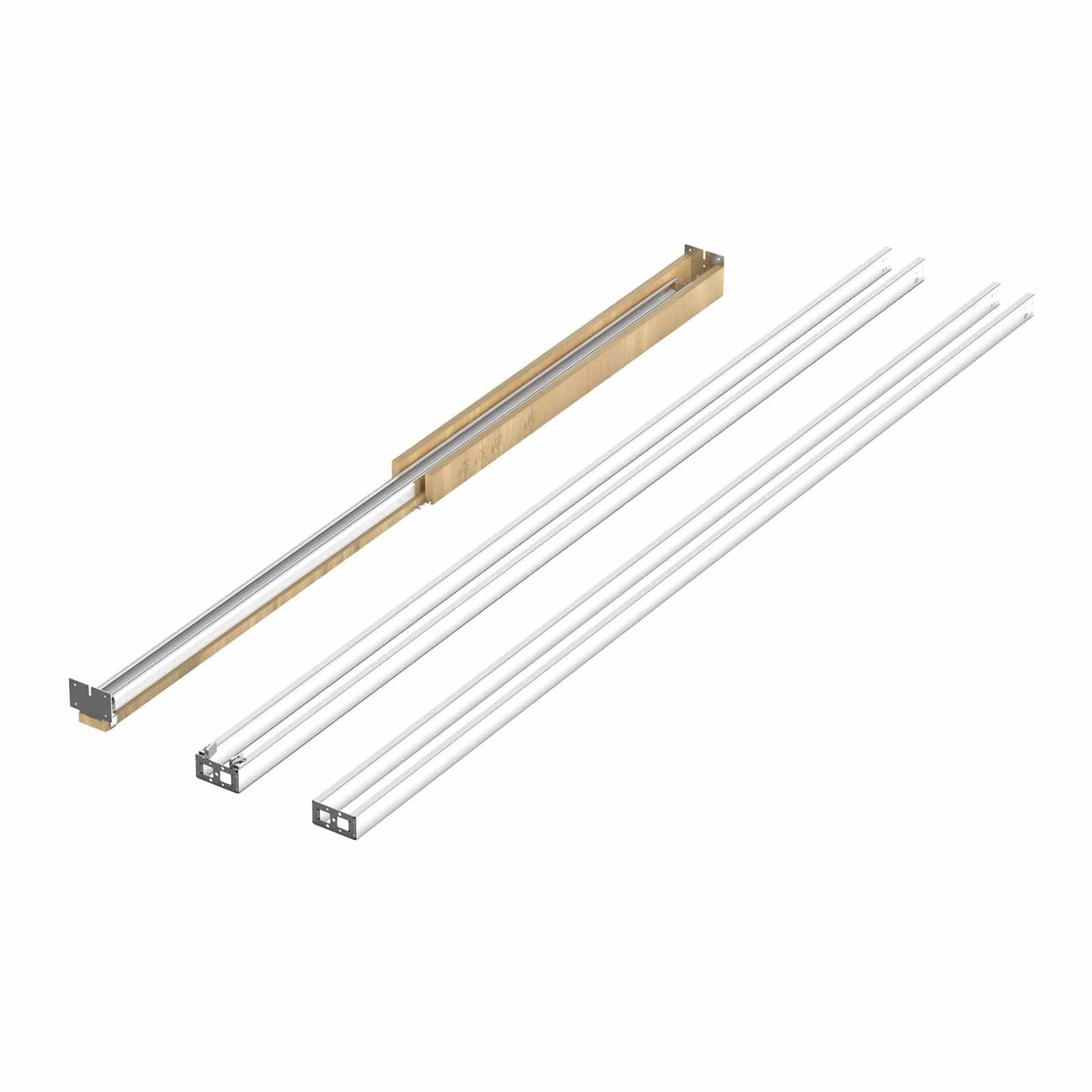 VEVOR Pocket Door Frame Kit for 610–914mm Wide x 2134mm High Doors, Soft-Close, Galvanized Steel, Quiet Sliding, Easy Install — изображение 10
