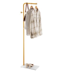 Напольная вешалка VEVOR с кварцевым основанием, 3 крючка, стальная стойка для прихожей, спальни, гостиной