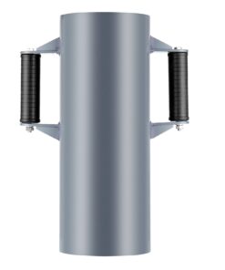 VEVOR Heavy Duty Manual Fence Post Driver with Handles, Carbon Steel, Fits T-Posts up to 15.5 cm, Ideal for Farm & Garden Use